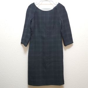 EUC Anne Klein Plaid Shift Dress